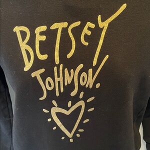 Betsey Johnson Black Hoodie